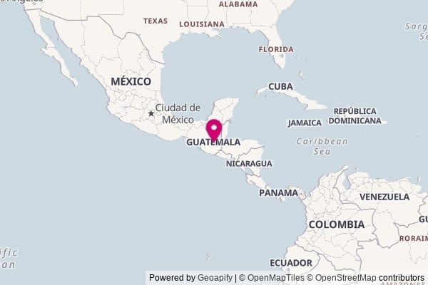 Guatemala on world map